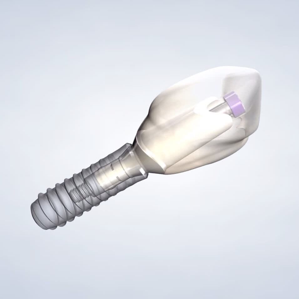 Screw tool with transparent handle design.
